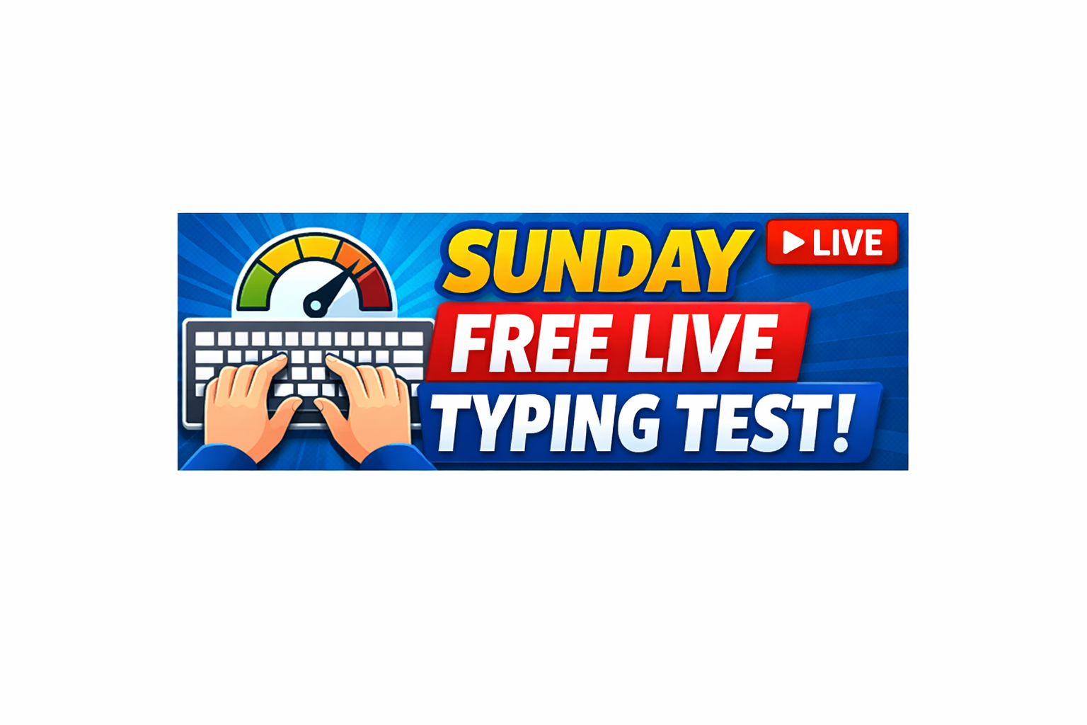 Sunday free live typing test